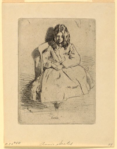 Annie, sitzend von James Abbott McNeill Whistler