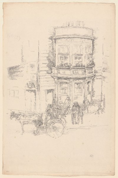 Rückseite des Gaiety-Theaters von James Abbott McNeill Whistler