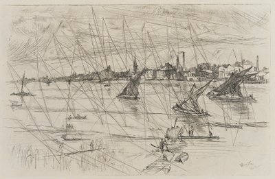 Battersea Reach von James Abbott McNeill Whistler