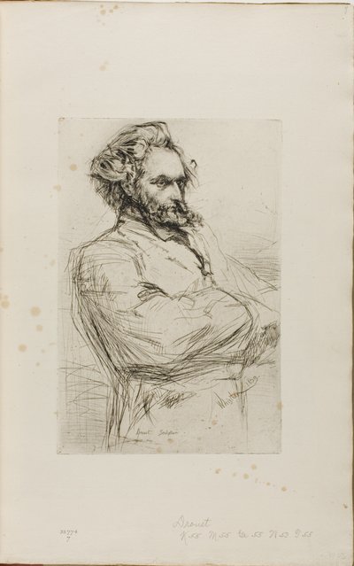 C. L. Drouet, Bildhauer von James Abbott McNeill Whistler