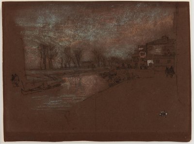 Campo Sta. Marta—Winterabend von James Abbott McNeill Whistler