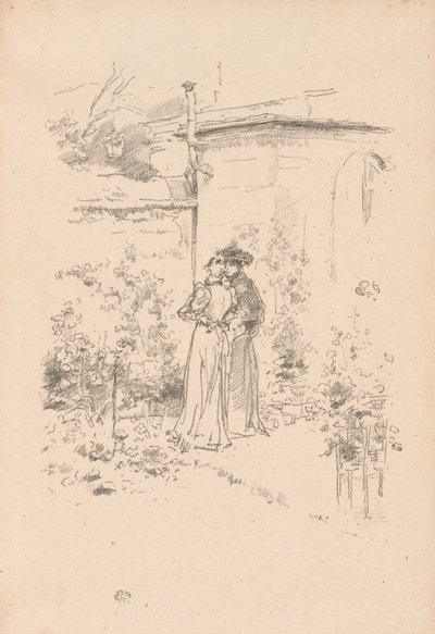 Vertrauen im Garten von James Abbott McNeill Whistler