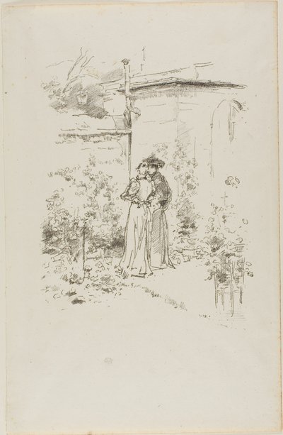Vertrauen im Garten von James Abbott McNeill Whistler