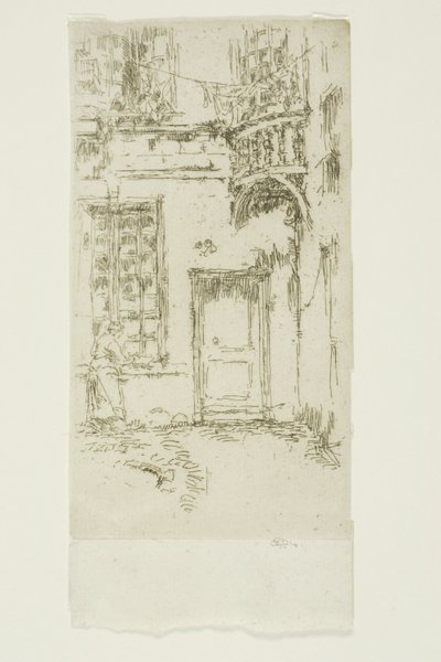 Hof, Rue P. L. Courier, Tours von James Abbott McNeill Whistler