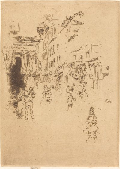 Cutler Street, Hounsditch von James Abbott McNeill Whistler