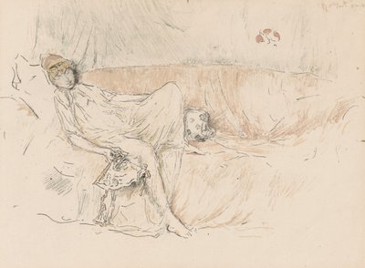 Gekleidete Figur, liegend von James Abbott McNeill Whistler
