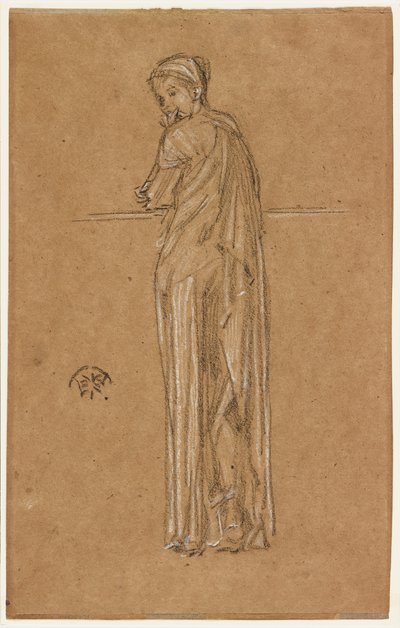 Gekleidete stehende Figur von James Abbott McNeill Whistler