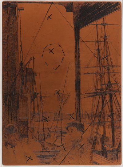 Radierplatte: Rotherhithe von James Abbott McNeill Whistler