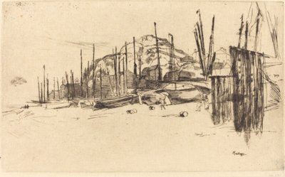 Fischerboote, Hastings von James Abbott McNeill Whistler