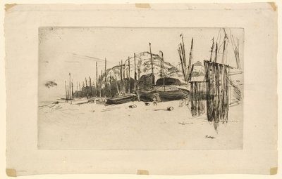 Fischerboote, Hastings von James Abbott McNeill Whistler