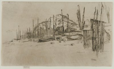 Fischerboote, Hastings von James Abbott McNeill Whistler