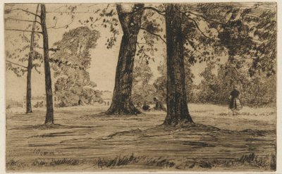 Greenwich Park von James Abbott McNeill Whistler