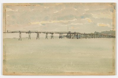 Grau und Silber–Pier, Southend von James Abbott McNeill Whistler