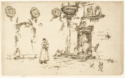 Hôtel Lallemont, Bourges von James Abbott McNeill Whistler