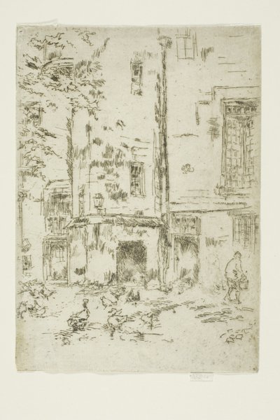 Hôtel de la Croix Blanche von James Abbott McNeill Whistler