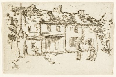 Hôtel de la Promenade, Loches von James Abbott McNeill Whistler