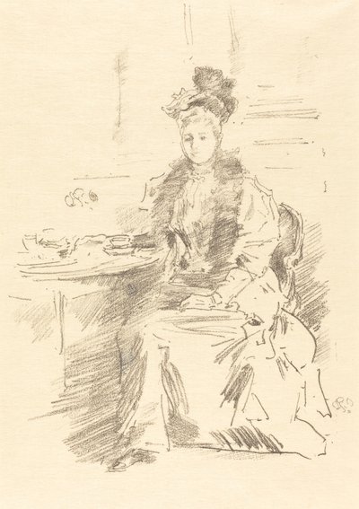 Die hübsche New Yorkerin von James Abbott McNeill Whistler