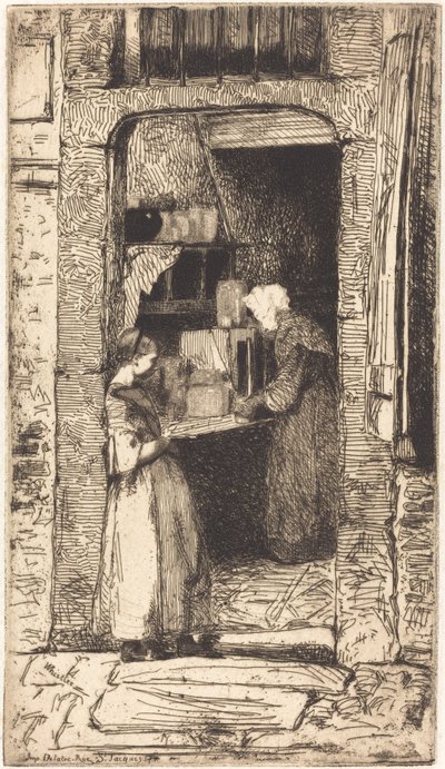 Die Senfverkäuferin von James Abbott McNeill Whistler
