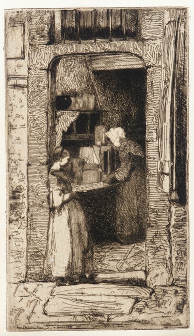 Die Senfverkäuferin von James Abbott McNeill Whistler