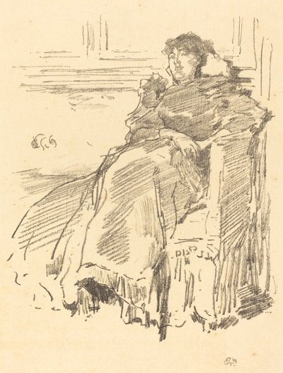 Das rote Kleid von James Abbott McNeill Whistler