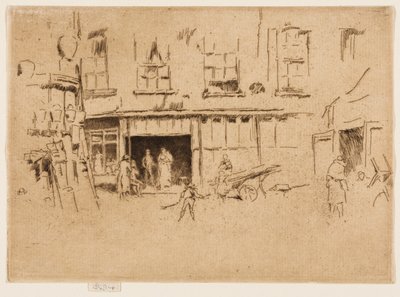 Kleiner Hof von James Abbott McNeill Whistler