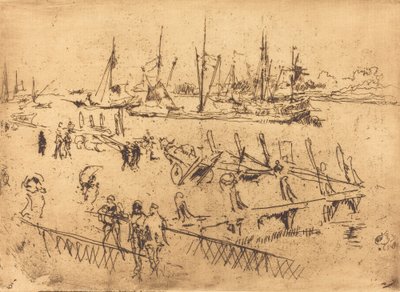 Kleines Dordrecht von James Abbott McNeill Whistler