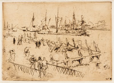 Kleines Dordrecht von James Abbott McNeill Whistler
