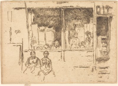 Melonenladen, Hounsditch von James Abbott McNeill Whistler