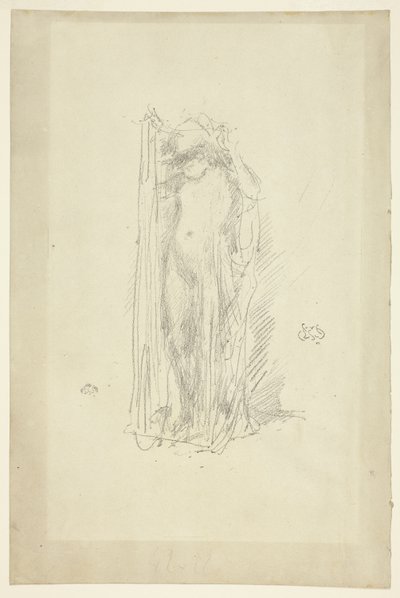 Modell drapiert von James Abbott McNeill Whistler