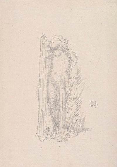 Modell Drapierung von James McNeill Whistler