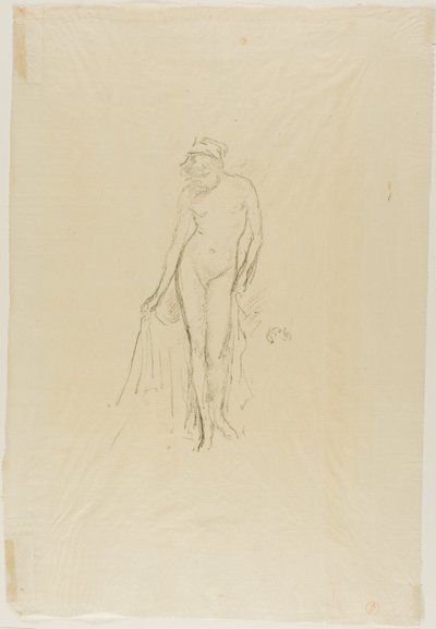 Nacktes Modell, stehend von James Abbott McNeill Whistler