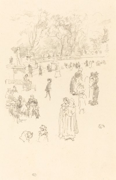 Kindermädchen: "Les Bonnes du Luxembourg" von James Abbott McNeill Whistler