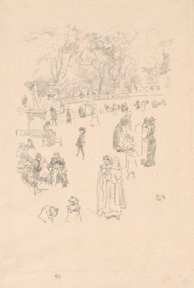 Kindermädchen: "Les Bonnes du Luxembourg" von James Abbott McNeill Whistler