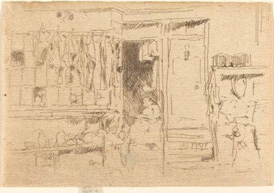 Altkleiderladen, Nr. I von James Abbott McNeill Whistler