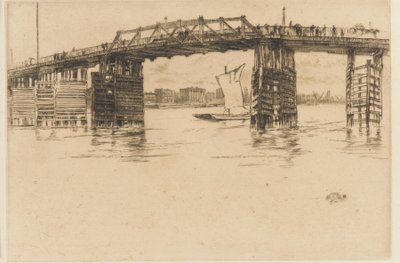 Alte Battersea-Brücke von James Abbott McNeill Whistler