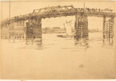 Alte Battersea-Brücke von James Abbott McNeill Whistler