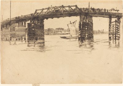 Alte Battersea-Brücke von James Abbott McNeill Whistler