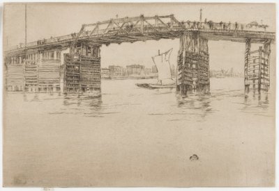 Alte Battersea-Brücke von James Abbott McNeill Whistler