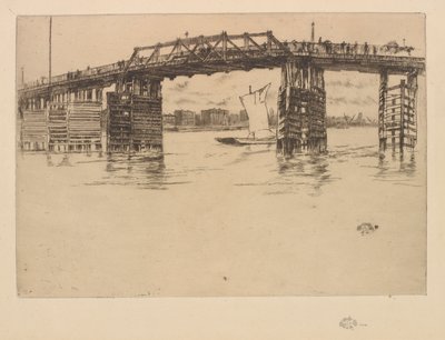 Alte Battersea-Brücke von James Abbott McNeill Whistler