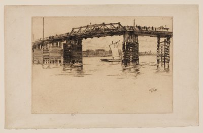 Alte Battersea-Brücke von James Abbott McNeill Whistler