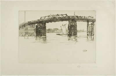 Alte Battersea-Brücke von James Abbott McNeill Whistler