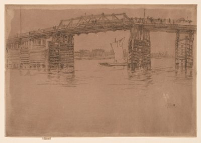 Alte Battersea-Brücke von James Abbott McNeill Whistler