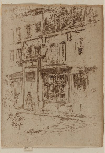 Petite Rue au Beurre, Brüssel von James Abbott McNeill Whistler