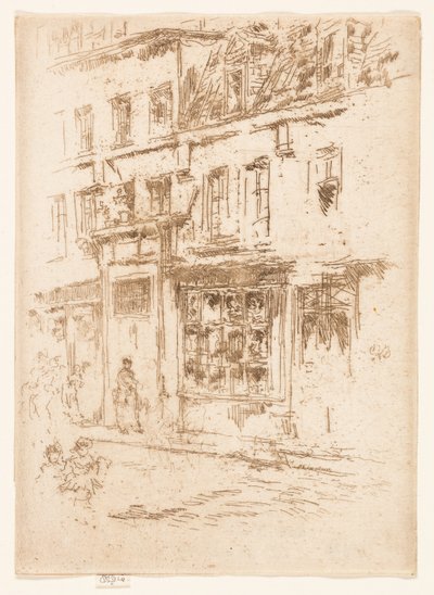 Petite Rue au Beurre, Brüssel von James Abbott McNeill Whistler