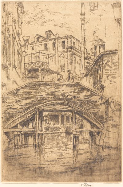 Ponte del Piovan von James Abbott McNeill Whistler