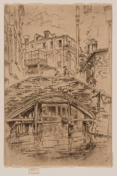 Ponte del Piovan von James Abbott McNeill Whistler