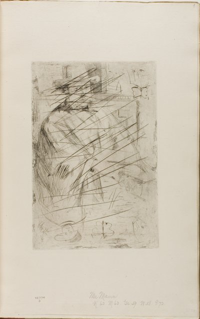 Porträt eines Mannes von James Abbott McNeill Whistler