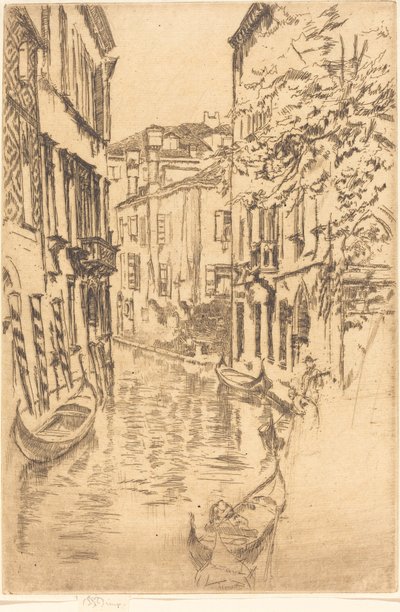 Ruhiger Kanal von James Abbott McNeill Whistler