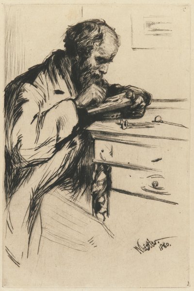 Riault (Der Holzstecher) von James Abbott McNeill Whistler