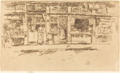 Rue de la Rochefoucault von James Abbott McNeill Whistler